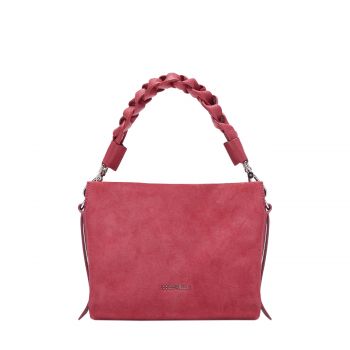 Boheme suede bimaterial handbag