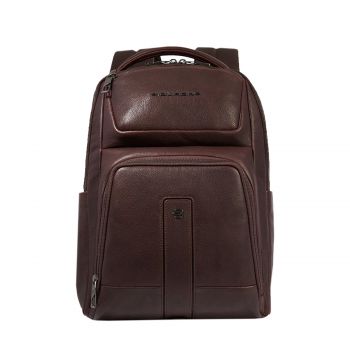 Leather backpack 14 brown