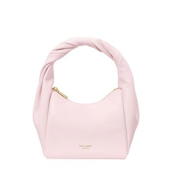 Twirl top-handle bag shimmer pink