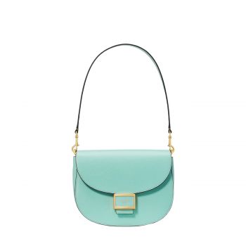 Katy convertible saddle bag mint liqueur