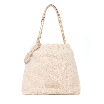 Qube shoulder bag beige