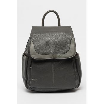 Rucsac de piele ecologica cu aspect texturat