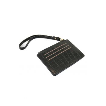Etui pentru carduri Skin -  Negru - 12x9cm