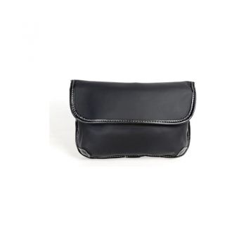Geanta pentru barbati crossbody, pentru calatorie, de umar fashion, bretea reglabila, UIQ, 24 x 16 cm, Negru de firma originala
