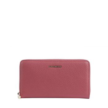 Metallic soft large zip around wallet rosewood Metallic soft large zip around wallet rosewood