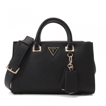 Poșetă tote femei Guess neagră cu brand logo 918POSSHWBG9349060N