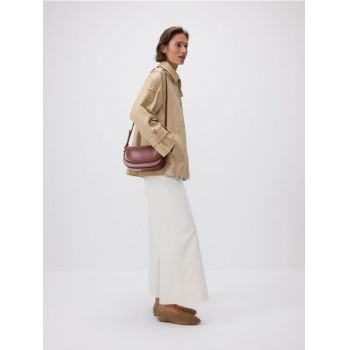Reserved - LADIES` HANDBAG - maro