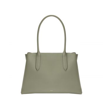 Meridiana l tote agave b + grigio int.
