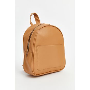 Rucsac de piele ecologica cu fermoar