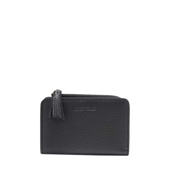Tassel wallet noir