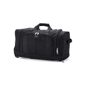 Geanta de voiaj - cu role -  BZ 5365 - 53W - Negru Geanta de voiaj - cu role -  BZ 5365 - 53W - Negru