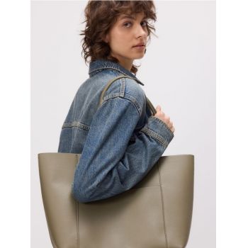 Reserved - Geantă shopper - verde-maroniu