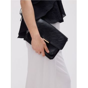 Reserved - LADIES` HANDBAG - negru