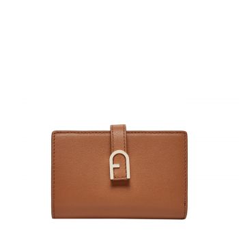 Flow s compact wallet brandy Flow s compact wallet brandy