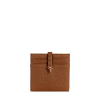 Laurel card case cognac
