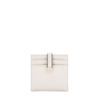 Laurel card case ivory