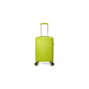 Troler de cabina  BZ 5806 - polipropilena - cifru - 4 roti duble - 55 cm - verde