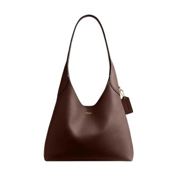 Brooklyn shoulder bag minimalist brass/maple