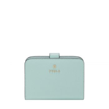 Camelia s compact wallet acquamarina Camelia s compact wallet acquamarina