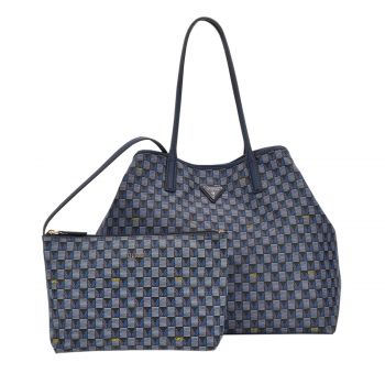 G wave geometric-print shopper blue logo G wave geometric-print shopper blue logo