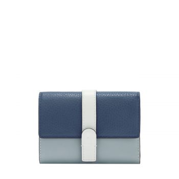 Grazia m compact wallet denim + nuvola + panna Grazia m compact wallet denim + nuvola + panna