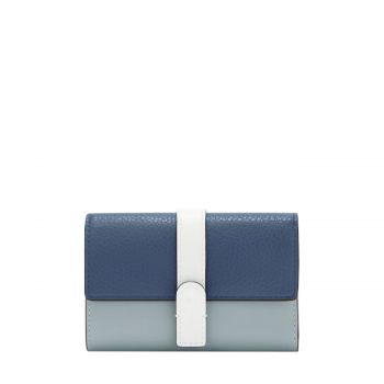 Grazia m compact wallet denim+nuvola+panna Grazia m compact wallet denim+nuvola+panna