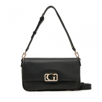 Poșetă crossbody femei Guess Circe neagră cu brand logo 919POSSHWBG9642190N de firma originala