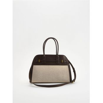 Reserved - LADIES` BAG - maro-închis