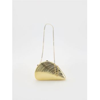 Reserved - LADIES` HANDBAG - auriu