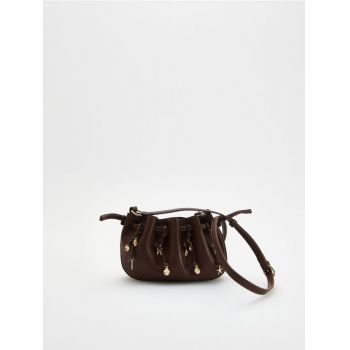 Reserved - LADIES` HANDBAG - maro