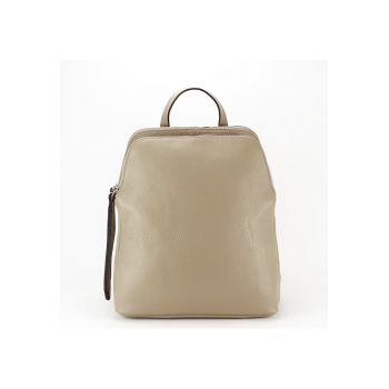 Rucsac din piele naturala bej Andra 123 14159