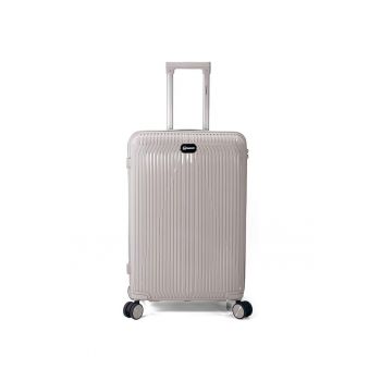 Troler mare  BZ 5819 - 76x48x29 - bagaj de cala - polipropilena - cifru - 4 roti 360° - gri