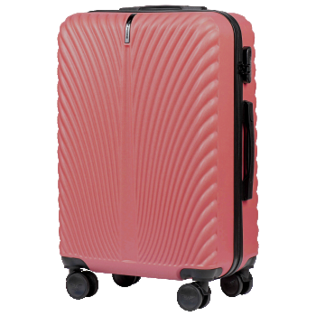 Troler Mediu  Swan 65.5x42.5x27cm ABS Roz Rusalin