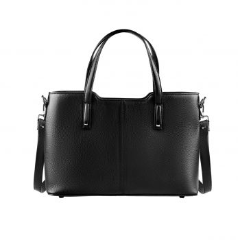 Geanta dama, Caelia GT3644, piele naturala, Negru de firma originala