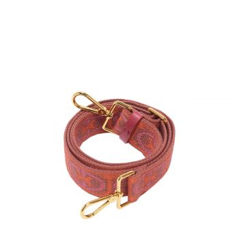 Monogram tricolor shoulder strap