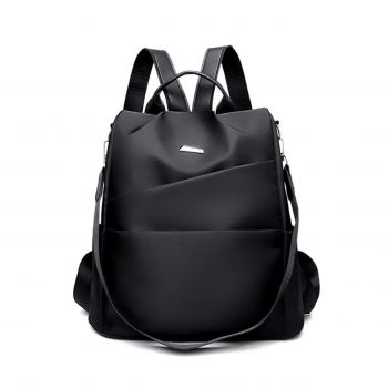 Rucsac dama, Evelynea GT3646, antifurt, Negru