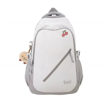 Rucsac dama, Ysoria GT3688, Alb/Gri de firma original