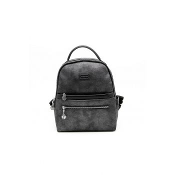 Rucsac de piele ecologica cu buzunare multiple