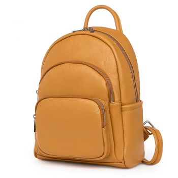 Rucsac din piele naturala Alghero coniac