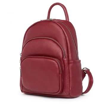 Rucsac din piele naturala Alghero grena