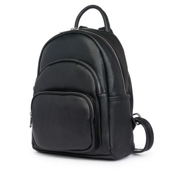 Rucsac din piele naturala Alghero negru