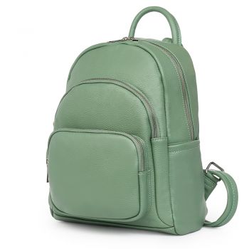 Rucsac din piele naturala Alghero verde fistic