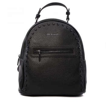 Rucsac femei Pierre Cardin negru cu elemente deco 7RUCS269103N ieftin de firma original