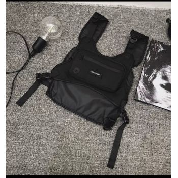 Rucsac tip vesta unisex, Zevikar GT3760, Negru