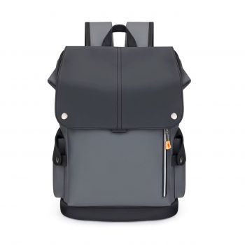 Rucsac unisex, Elandor GT3742, Gri inchis/Negru