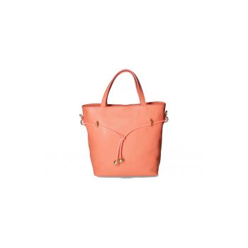 Geanta bucket de piele
