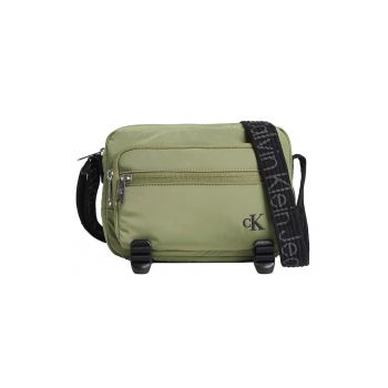 Geanta crossbody cu bareta cu imprimeu logo