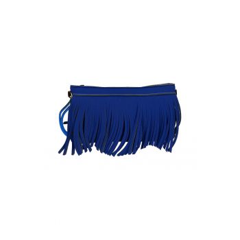 Geanta crossbody cu franjuri