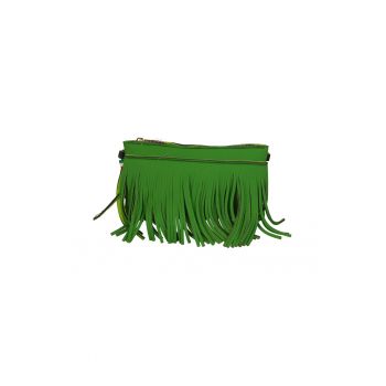 Geanta crossbody cu franjuri