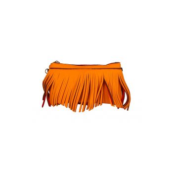 Geanta crossbody cu franjuri